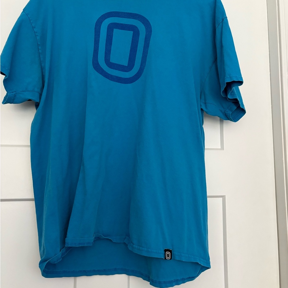 Blue Overtime Graphic Men's Shirt